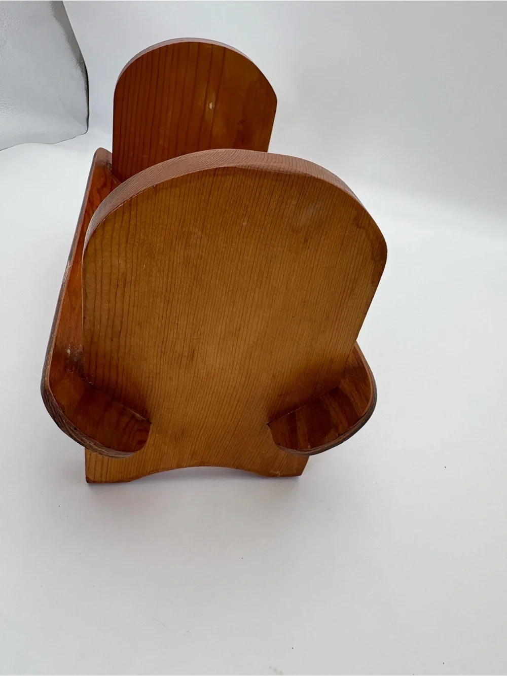 Vintage Wood Cookbook Counter Rack